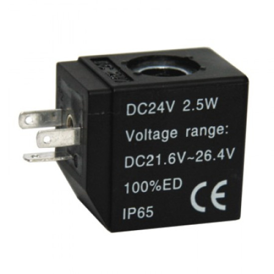 Bobina Ø7 mm + conector cu led prezenta tensiune