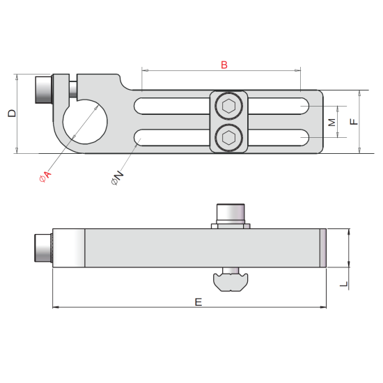 Brida plata rezistenta crescuta