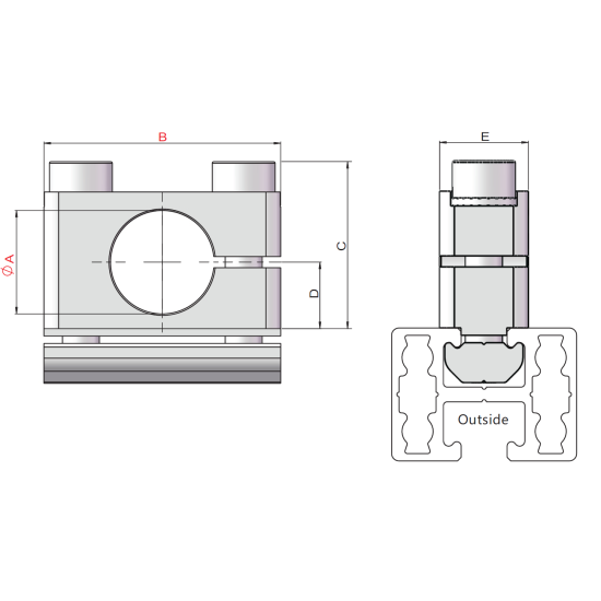 Conector de imbinare rotunda