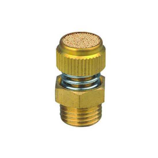 Amortizor de zgomot cu reglaj debit