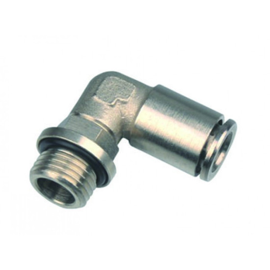 Conector push-in cot 90 grade complet metalic