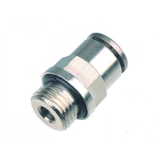 Conector push-in drept complet metalic
