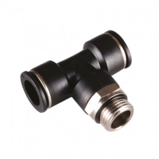  Conector rapid push-In T axial filet exterior