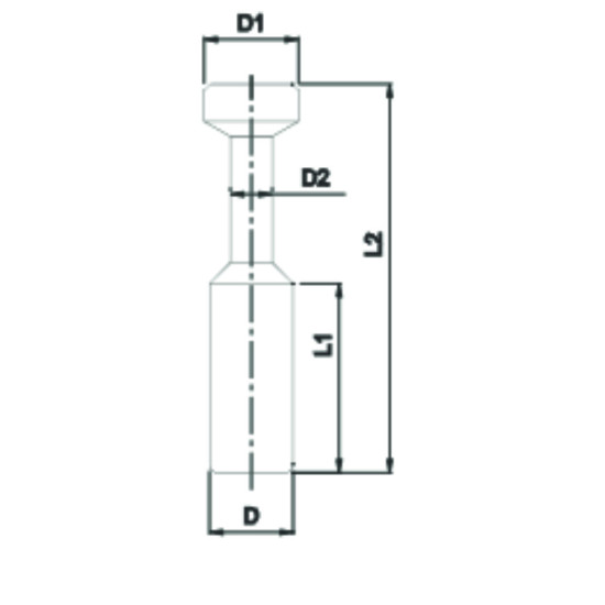 Dop policarbonat pentru cuple push-in