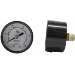 Manometru carcasa metalica posterior Ø40 0-10 bar