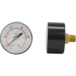 Manometru carcasa metalica posterior Ø63 0-1 bar