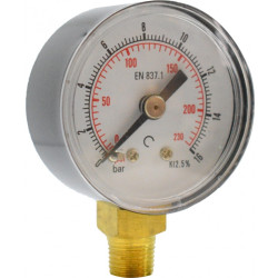 Manometru carcasa metalica radial Ø40 0-16 bar