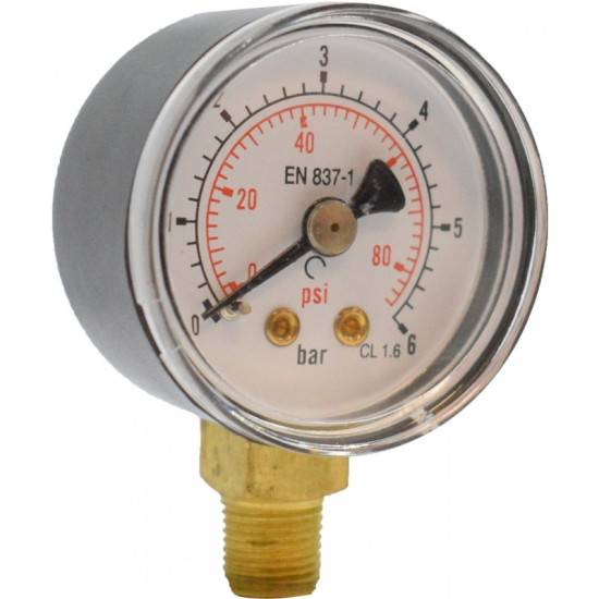 Manometru carcasa metalica radial Ø40 0-6 bar