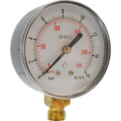 Manometru carcasa metalica radial Ø63 0-16 bar
