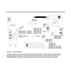 Set ciocan pneumatic Rodcraft RC5150 + Dalti